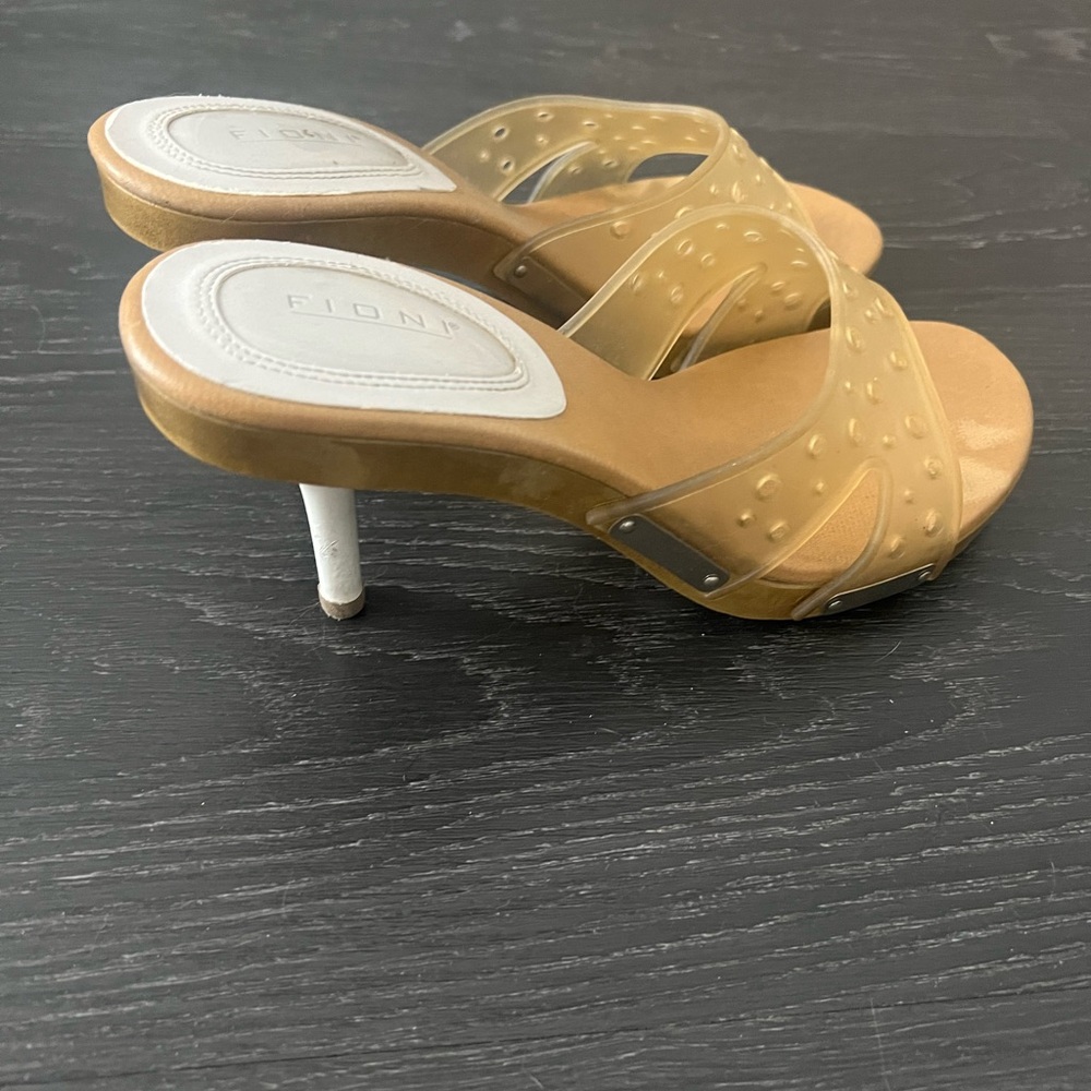 Fioni Tan Heeled Sandals